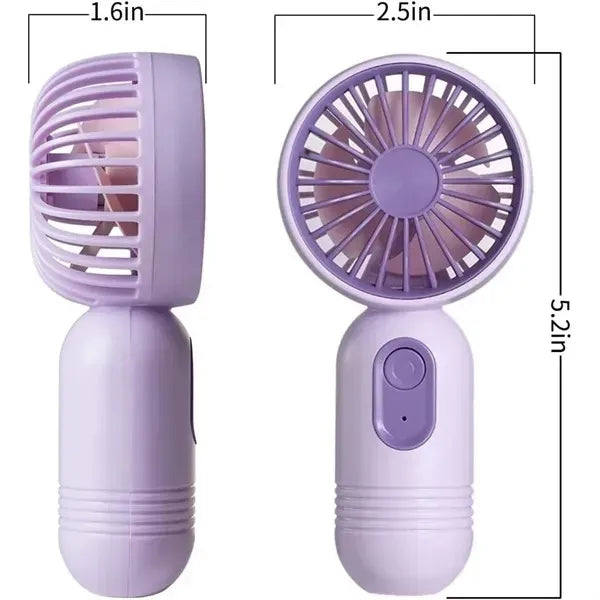 Travel USB Battery 3 Speeds Powerful Handheld Fans