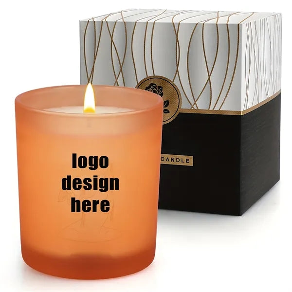 Scented Candle With Soy Wax Large Jar Orange Blossom