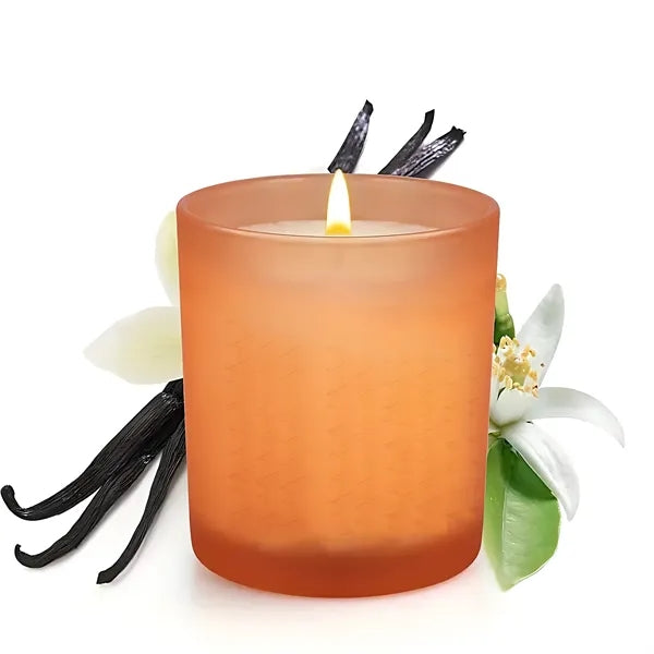 Scented Candle With Soy Wax Large Jar Orange Blossom