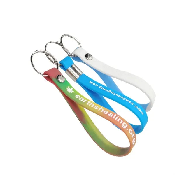 Silicone Bracelet Keychain