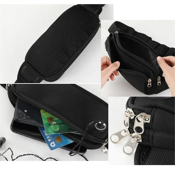 Lightweight Slim Belt Bag Fanny Packs Waterproof