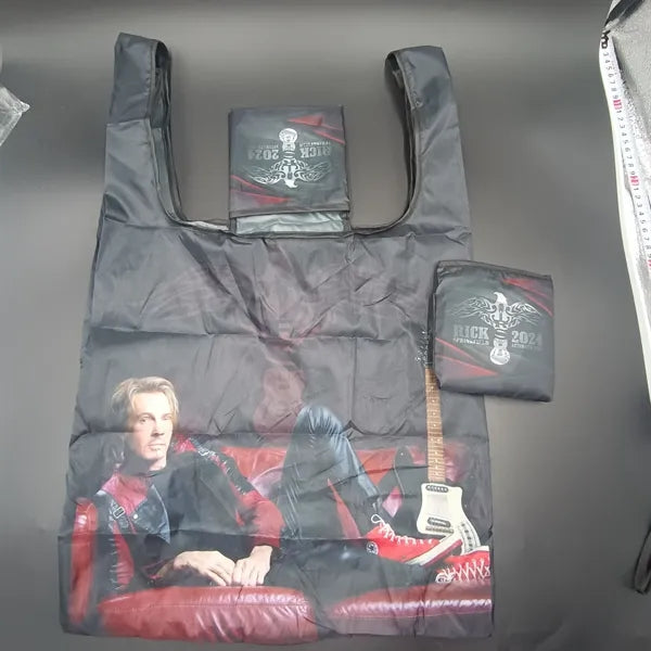Full Color Foldable Grocery Totes with Carry Pouch