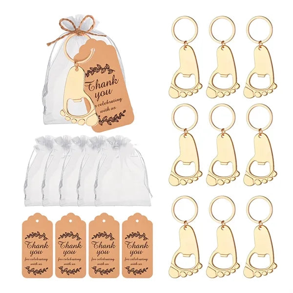 Footprint Keychain Bottle Opener