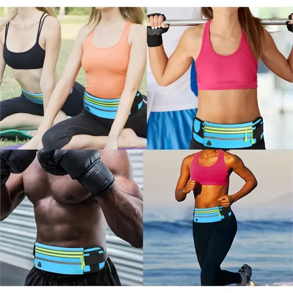 Waist Pack Sports Belt Pouch Bag with Water Bottle Holder