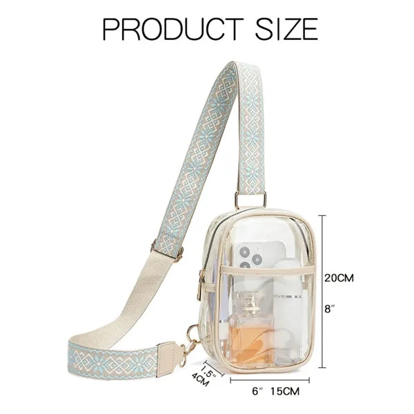 Clear Crossbody Shoulder Bag