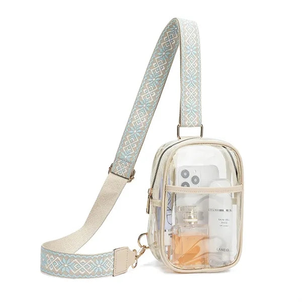 Clear Crossbody Shoulder Bag