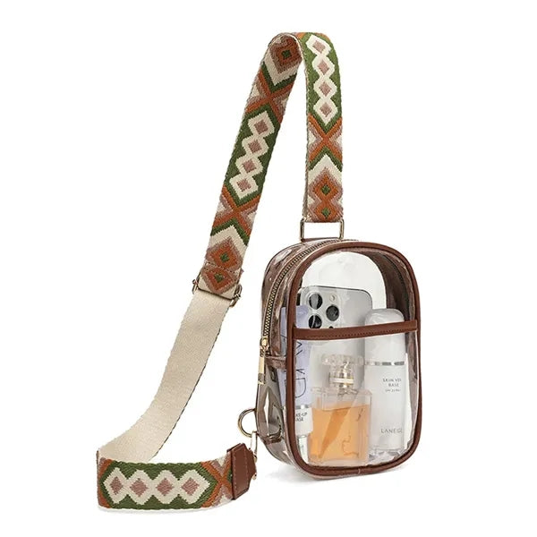 Clear Crossbody Shoulder Bag