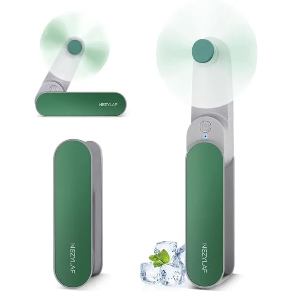 2 Speeds Rechargeable Pocket Mini USB Fan Foldable