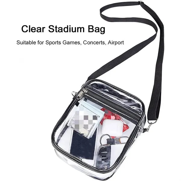 Transparent PVC Fashion Crossbody Purse