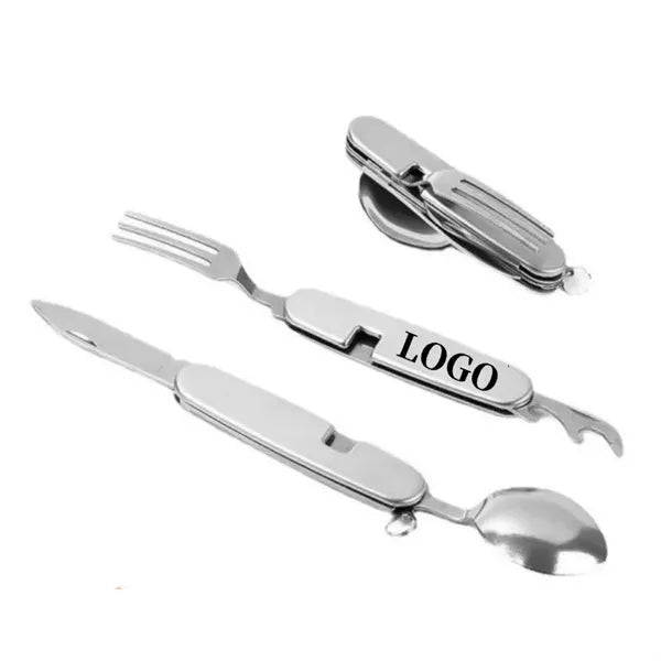Multifunctional Folding Stainless Steel Tableware