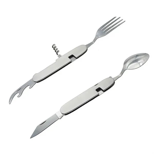 Multifunctional Folding Stainless Steel Tableware