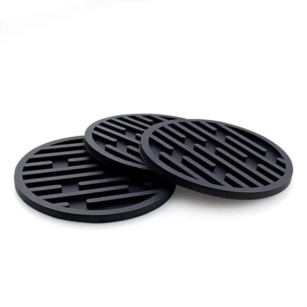 Versatile Silicone Coaster Set - Heat-Resistant - Anti-Skid