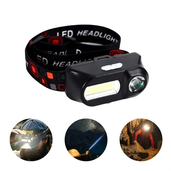 USB Rechargeable LED Headlamp