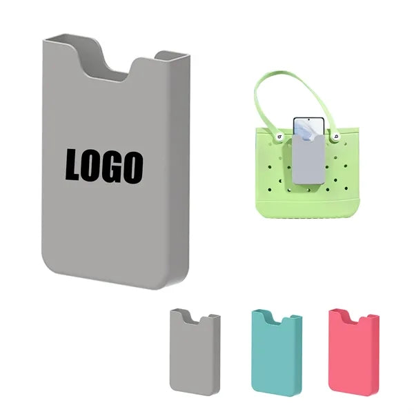 Silicone Phone Holder Attachment for Beach Tote Bags