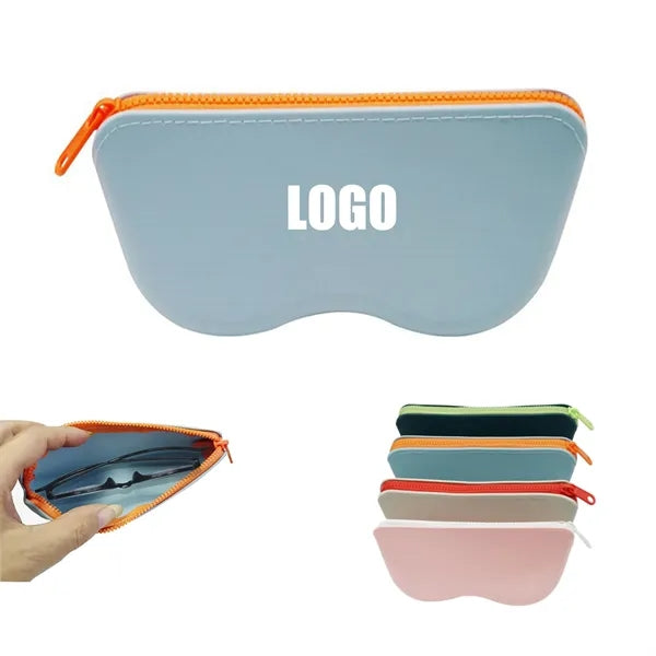 Silicone Sunglasses Case Zipper