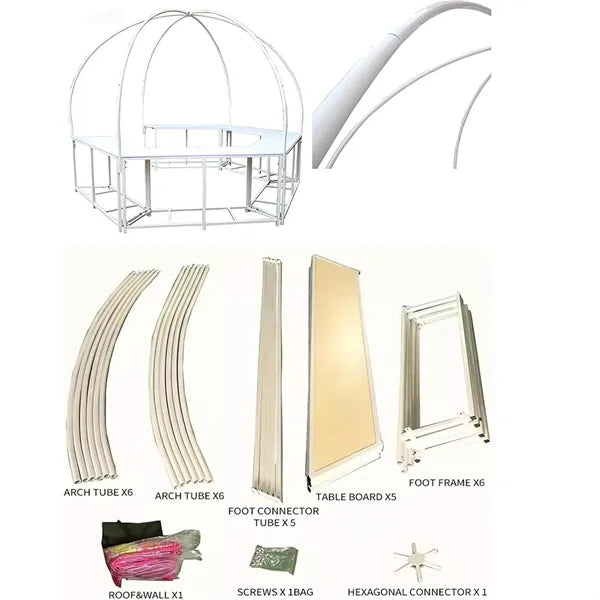 10x10FT Custom Waterproof Heavy Duty Dome Canopy Tent