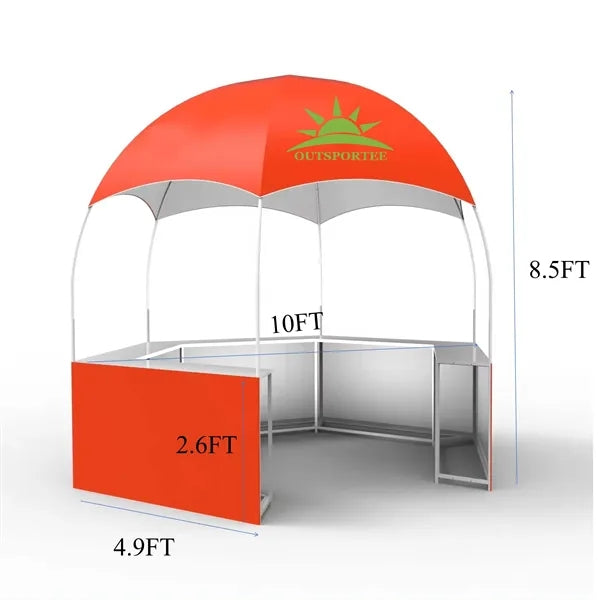 10x10FT Custom Waterproof Heavy Duty Dome Canopy Tent