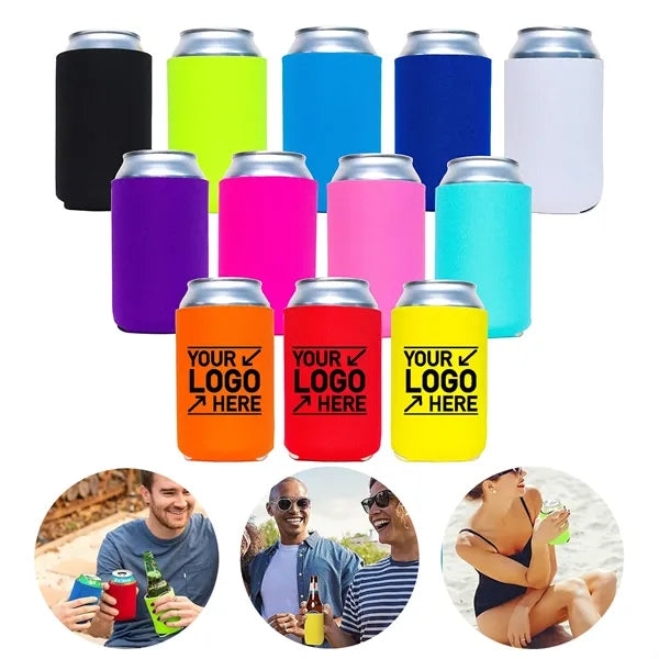 Multi-Color Neoprene Insulated Can Cooler Sleeve for Beer