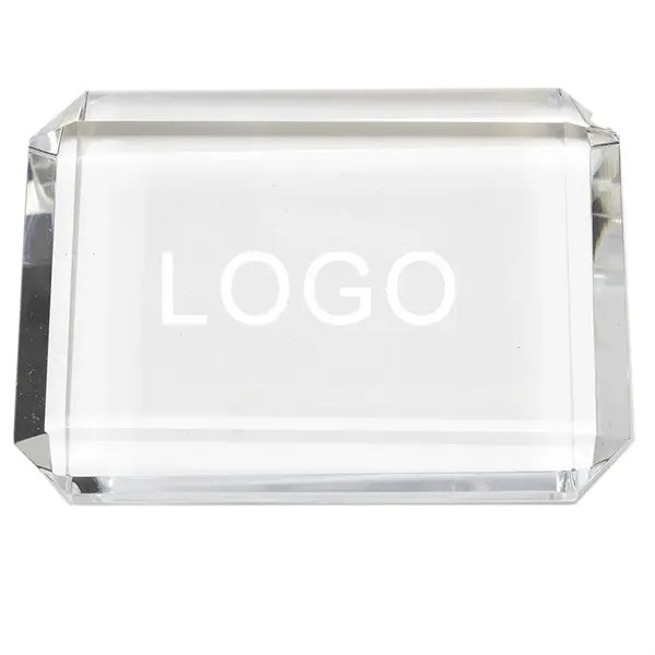 Crystal Rectangular Paperweight