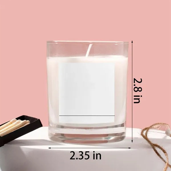 Glass Votive Candle Soy Wax For Home Aromatherapy & Gifts
