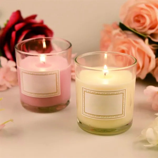 Glass Votive Candle Soy Wax For Home Aromatherapy & Gifts