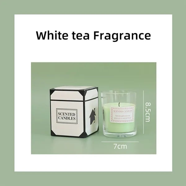 Glass Votive Candle Soy Wax For Home Aromatherapy & Gifts