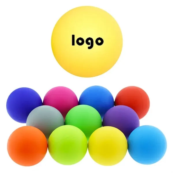 Logo Colorful Massage Lacrosse Yoga Ball