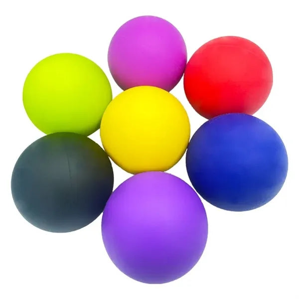 Logo Colorful Massage Lacrosse Yoga Ball