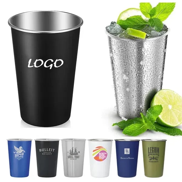 16 Oz. Stainless Steel Pint Cup