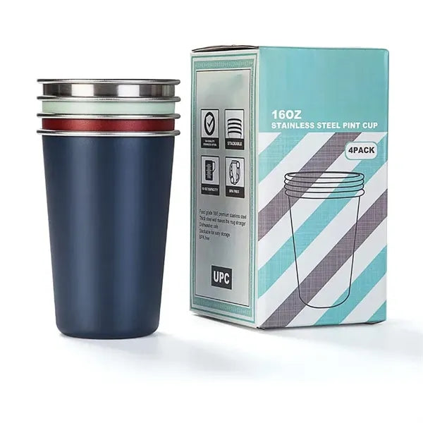 16 Oz. Stainless Steel Pint Cup