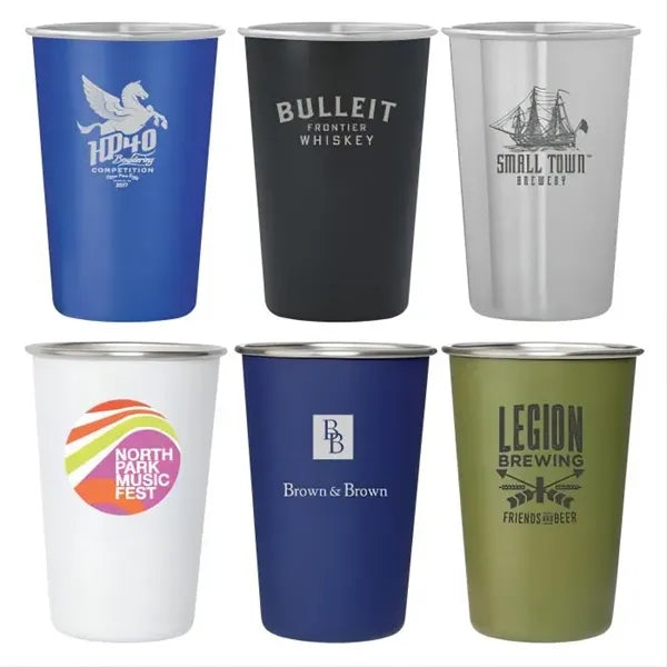 16 Oz. Stainless Steel Pint Cup