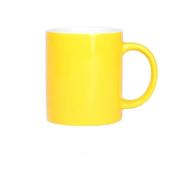 12 Oz Decorated Coffee Mug With Handle