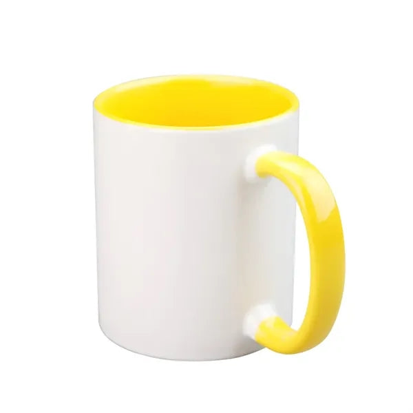 12 Oz Two-Tone Ceramic Mug
