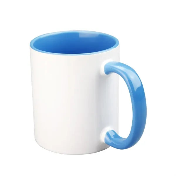 12 Oz Two-Tone Ceramic Mug