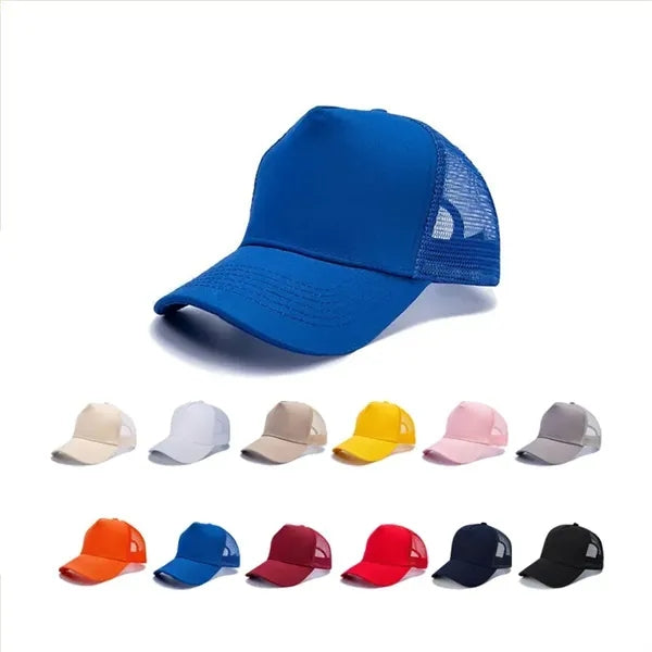 Baseball Sponge Mesh Advertising Peaked Sun Cap