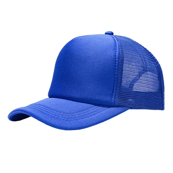 Baseball Sponge Mesh Advertising Peaked Sun Cap