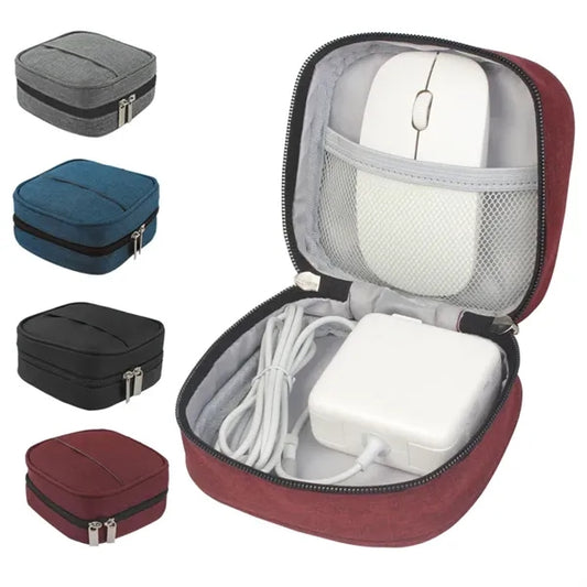Mini Square Storage Bag For Data Cable
