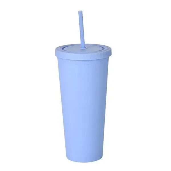 Water Cup With Straw