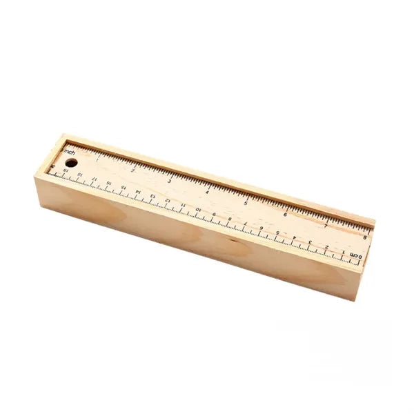 12 Piece Color Pencil And Ruler Set In Box