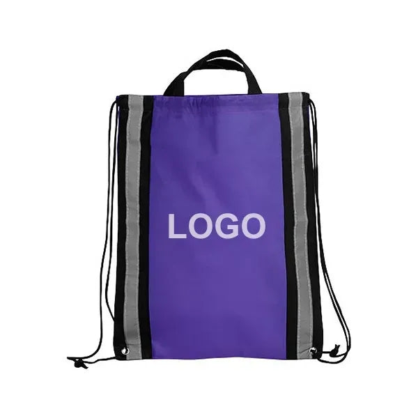 Reflective Drawstring Backpack.