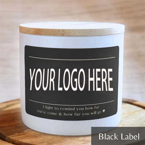 Eco-friendly soy candle with bamboo lid Promotion Gift