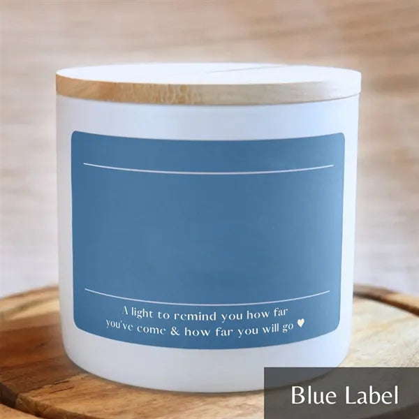 Eco-friendly soy candle with bamboo lid Promotion Gift