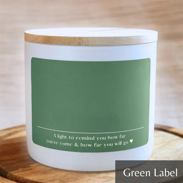 Eco-friendly soy candle with bamboo lid Promotion Gift