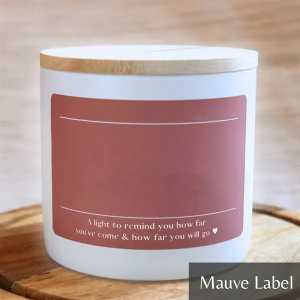 Eco-friendly soy candle with bamboo lid Promotion Gift