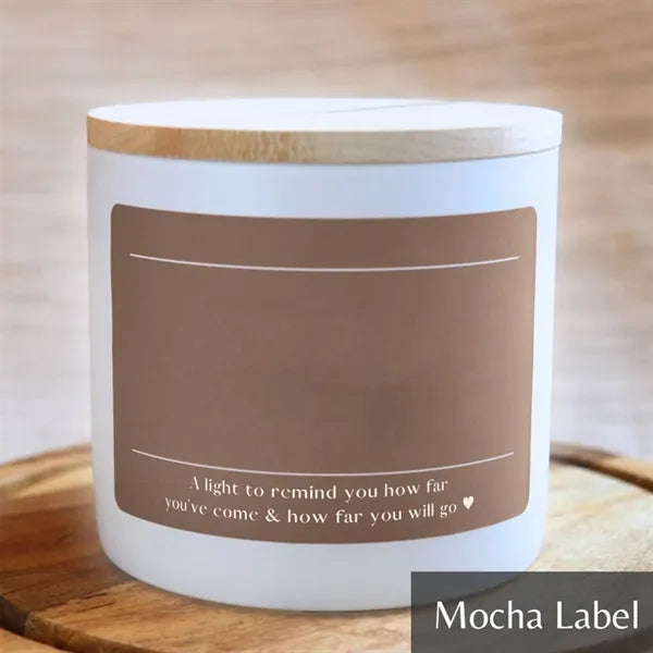 Eco-friendly soy candle with bamboo lid Promotion Gift