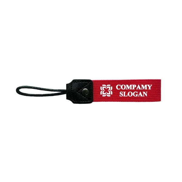1" Wide Polyester Lanyard Keychain