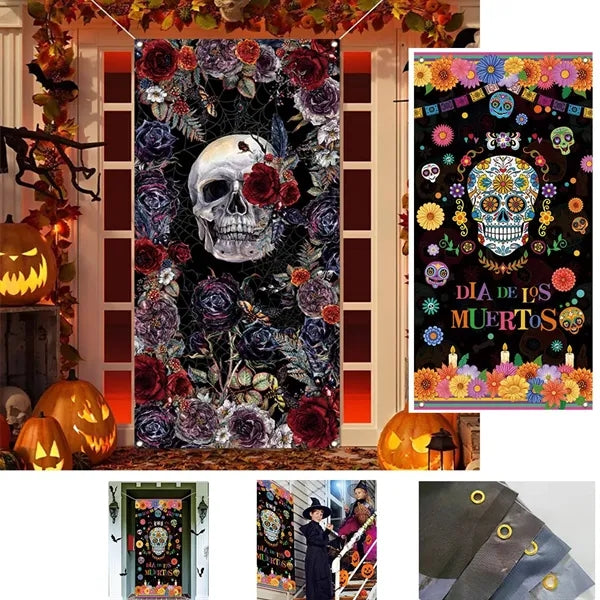 Halloween Banner Garden Flag