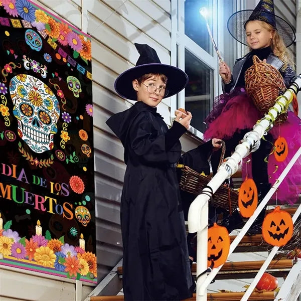 Halloween Banner Garden Flag