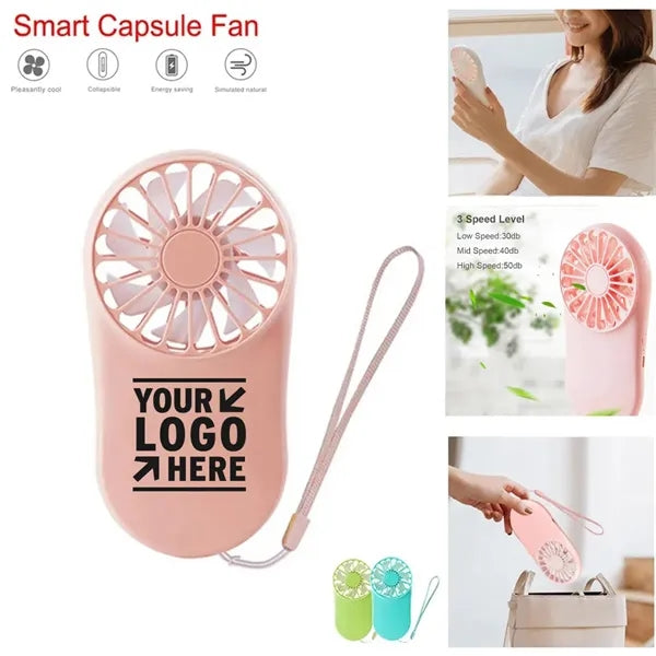 Mini Hand Held USB Rechargeable Fan