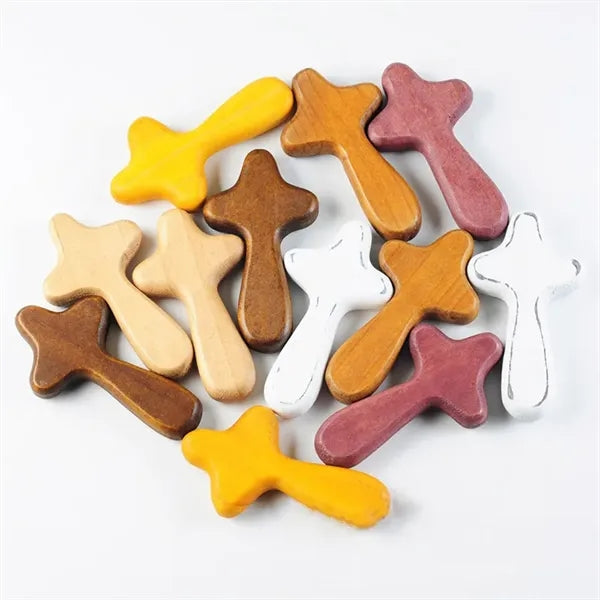 Mini Cross Handmade Wood Christian Praying Accessories